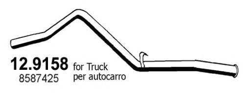 ASSO 12.9158 Exhaust Pipe